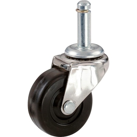 Shepherd Hardware Shepherd 2 In. Friction Grip Rubber Swivel Stem Caster 9192